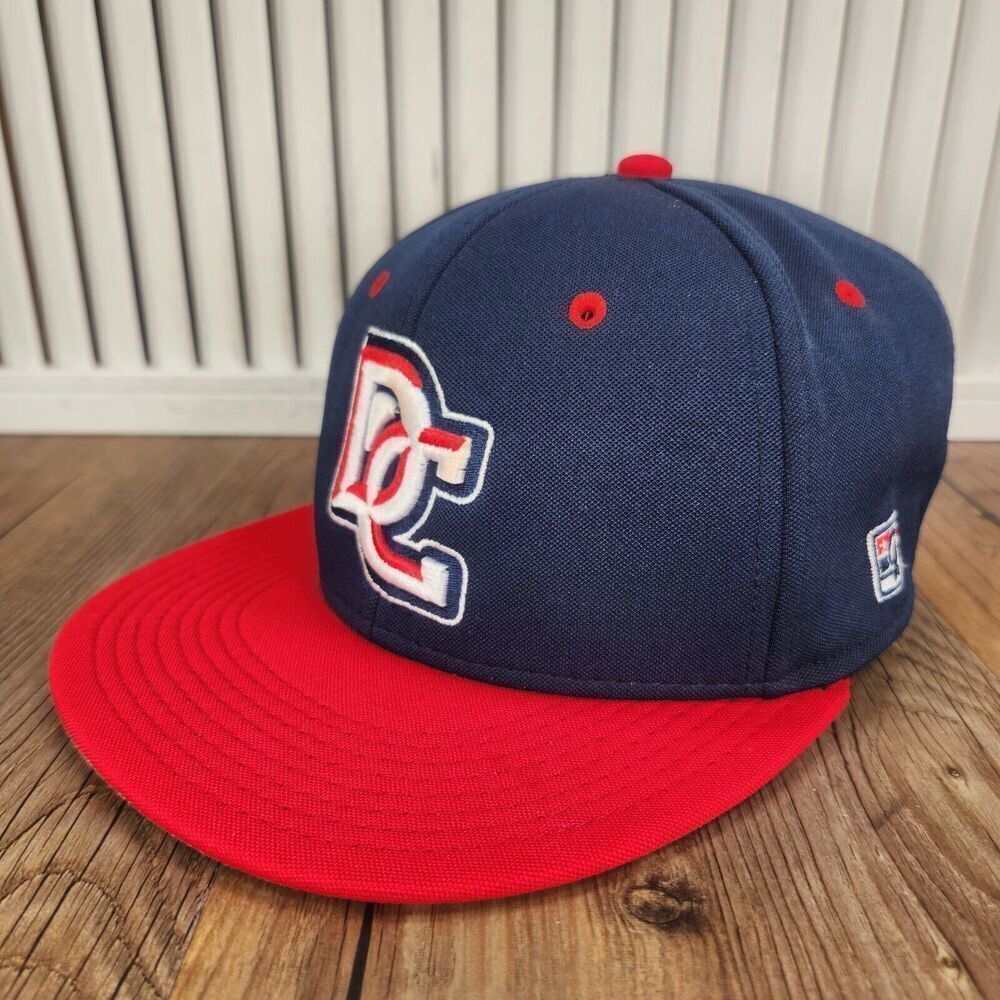 Washington Nationals New Balance The Game Pro Sz S Hat Cap Blue Red MLB Baseball